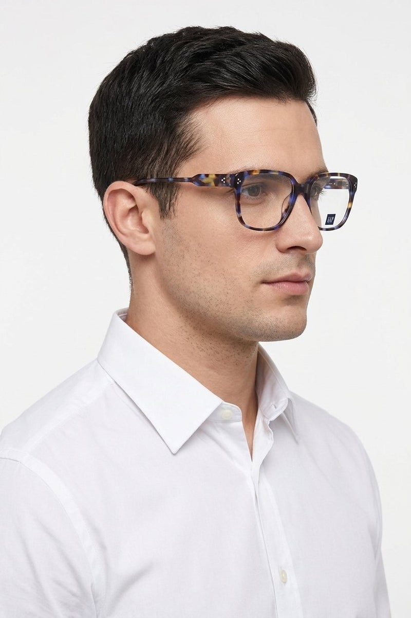 GAP Men VGP037 Square Eyeglasses, Multicolor - Image 2