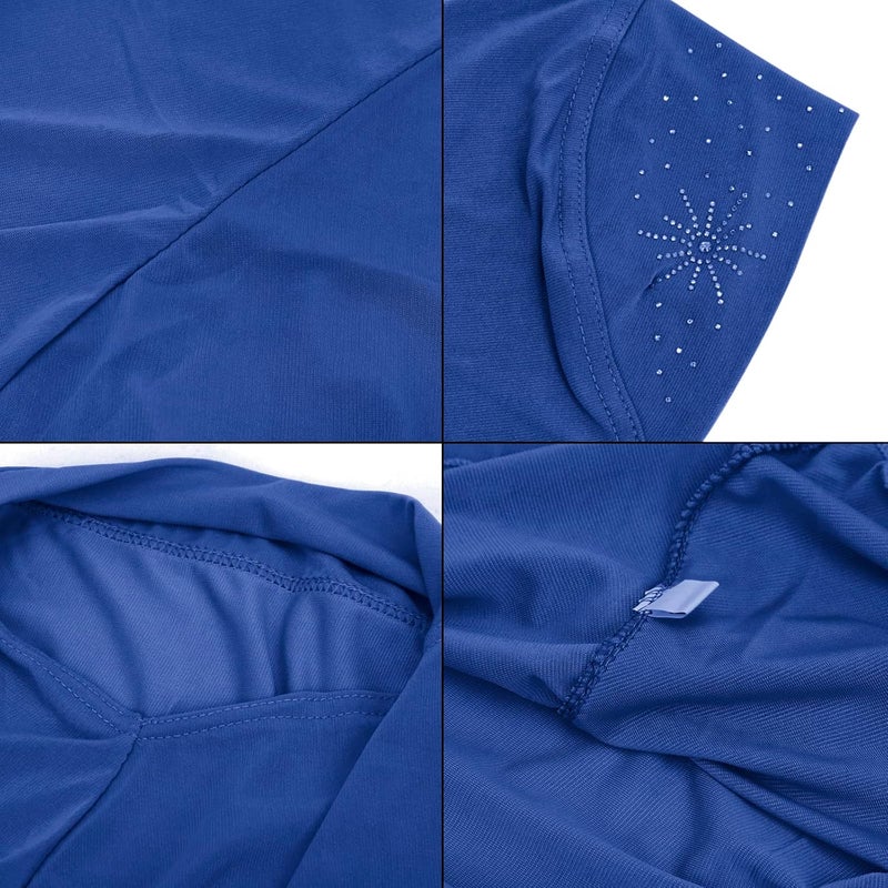 Ylucky Girls Muslim Hijab Floral Lace Head Scarf Kids Islamic Arab Scarf Shawls Head Wrap with Flowers - Image 4