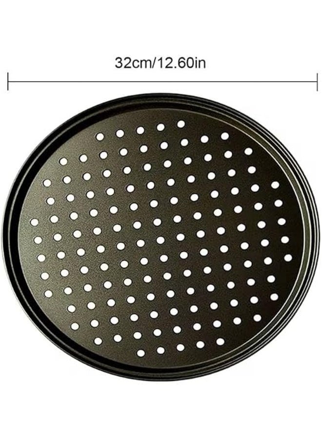Oven tray for pizza and pastries – Baking tray suitable for direct oven use – For preparing pizzas and baked goods, dishwasher safe - AM - Image 2