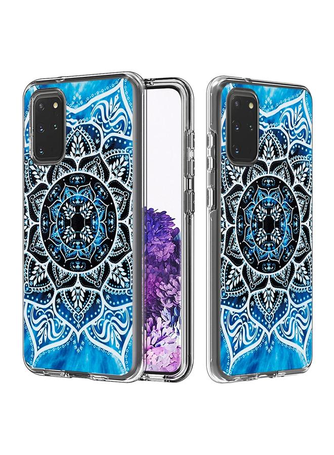 S-TOP Case For Galaxy S20+ 2 In 1 PC + TPU Card Pattern Transparent Protective Case - Image 1