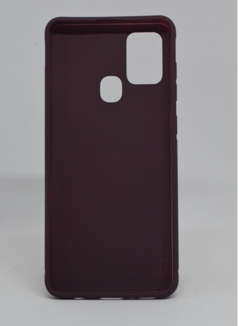 BORTONY Protective Case Cover With Finger Grip Stand For Samsung Galaxy A21S - Image 2