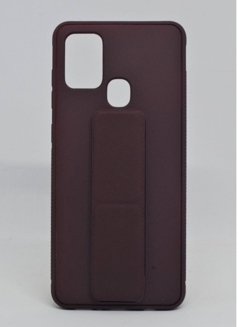 BORTONY Protective Case Cover With Finger Grip Stand For Samsung Galaxy A21S - Image 1