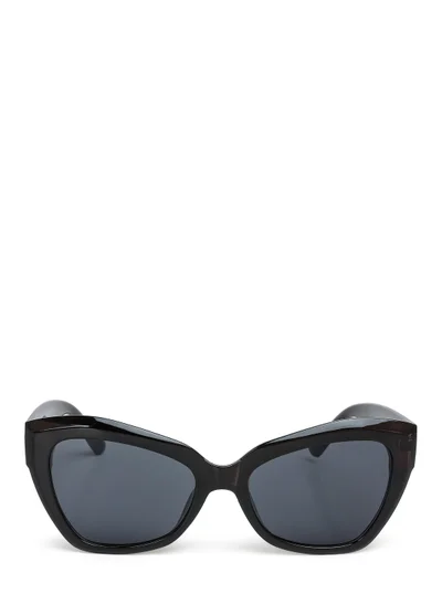 London Rag Chunky Cat Eye Sunglasses in Black