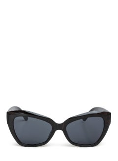 London Rag Chunky Cat Eye Sunglasses in Black  - Image 1
