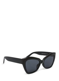 London Rag Chunky Cat Eye Sunglasses in Black  - Image 2