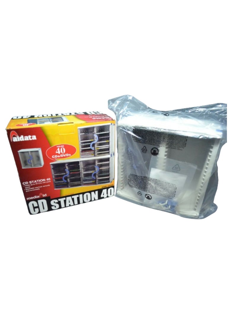 aidata CD STATION, 40 CDs/DVDs HOLDS  - Image 2