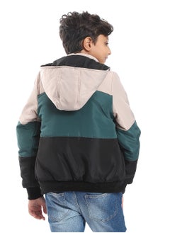 Andora Boys Double Face Waterproof  Black Bomber Jacket_Black  - Image 3