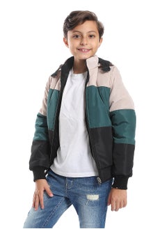 Andora Boys Double Face Waterproof  Black Bomber Jacket_Black  - Image 2