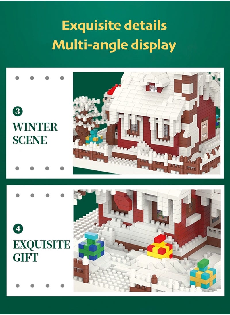 LOOPITYS 2308 Christmas House Mini Block Set - Miniature Toy Block Model Set - Children, Teenagers, and Adult Education Building Model Gift  - Image 5