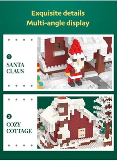 LOOPITYS 2308 Christmas House Mini Block Set - Miniature Toy Block Model Set - Children, Teenagers, and Adult Education Building Model Gift  - Image 4