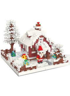 LOOPITYS 2308 Christmas House Mini Block Set - Miniature Toy Block Model Set - Children, Teenagers, and Adult Education Building Model Gift  - Image 1