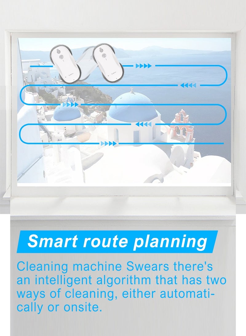 Tookfun TookFun CW-2 Window cleaning robot, automatic water spray and path planning, for windows, crystals, tiles, bathroom - Image 3