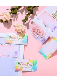 Y&D Thank You Cards, You'Re Awesome Colorful Note Cards Recognition Postcards Children'S Reward Incentive Small Suitable for Volunteers Nurses Doctors Teachers Students Etc. (200 Cards)  - Image 2