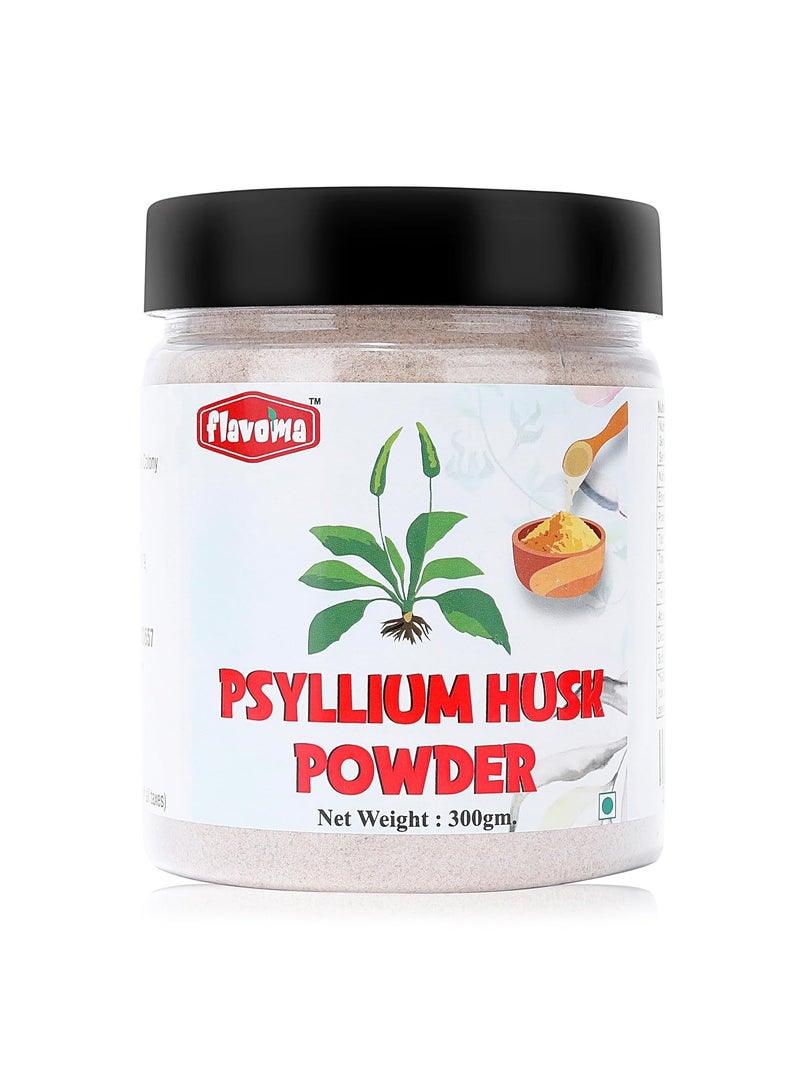 Flavoma Psyllium Husk Powder (Atta-Isabgol), 300g | Natural Plant-Based Fiber | Supports Digestive Health & Regularity | Gluten-Free, Vegan & Non-GMO | Dietary Fiber Supplement - Image 1