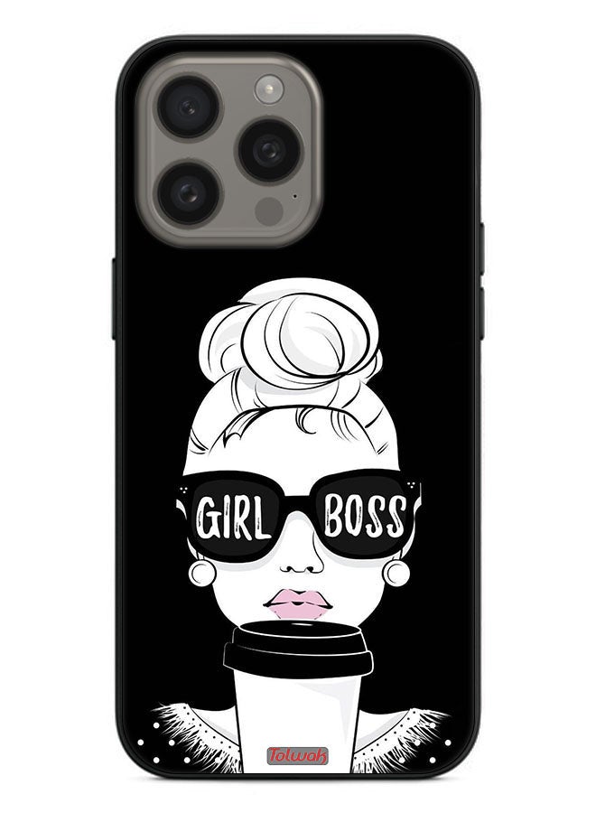 Tolwak Apple iPhone 15 Pro Protective Case Cover Girl Boss - Image 2