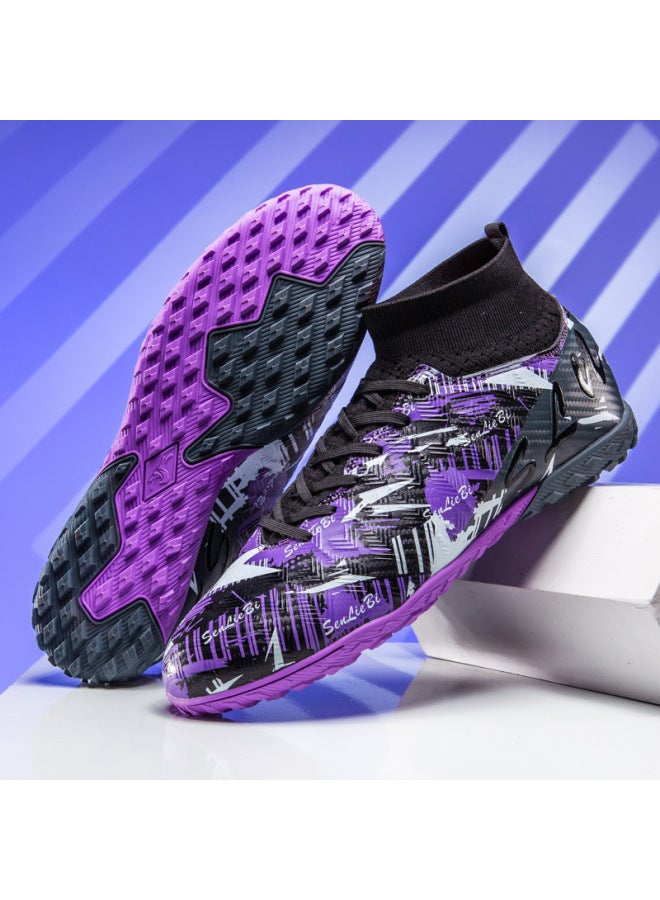 High-end Studded Football Shoes For Boys, Girls, And Adults, Breathable And Anti-slip Training Shoes, Long Studs Professional Sports Shoes