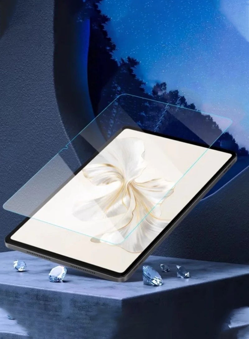واقي شاشة من الزجاج المقوى عالي الدقة مقاوم للخدش وخالٍ من الفقاعات وسهل التركيب لجهاز Samsung Galaxy Tab S10 FE - Image 2
