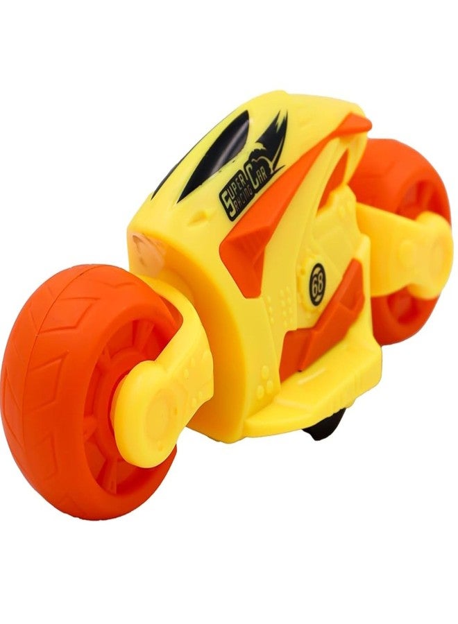 Mallexo Non-Electric Mini Bike Hand Driven Toys for Kids Stunt Racing Realistic Monster Vehicle Bikes Two Wheeler Racer Bike Toy for Girls and Boys Best Birthday Return Gifts for Children(2PC) - Image 1
