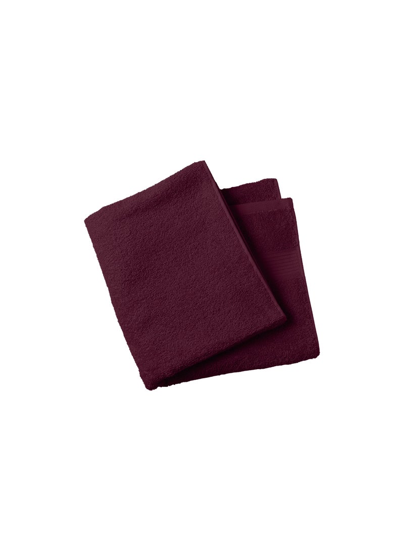 American Linen 100% Cotton 550 GSM Luxury Super Cool Hand Towel Maroon 50x70 cm - Image 1
