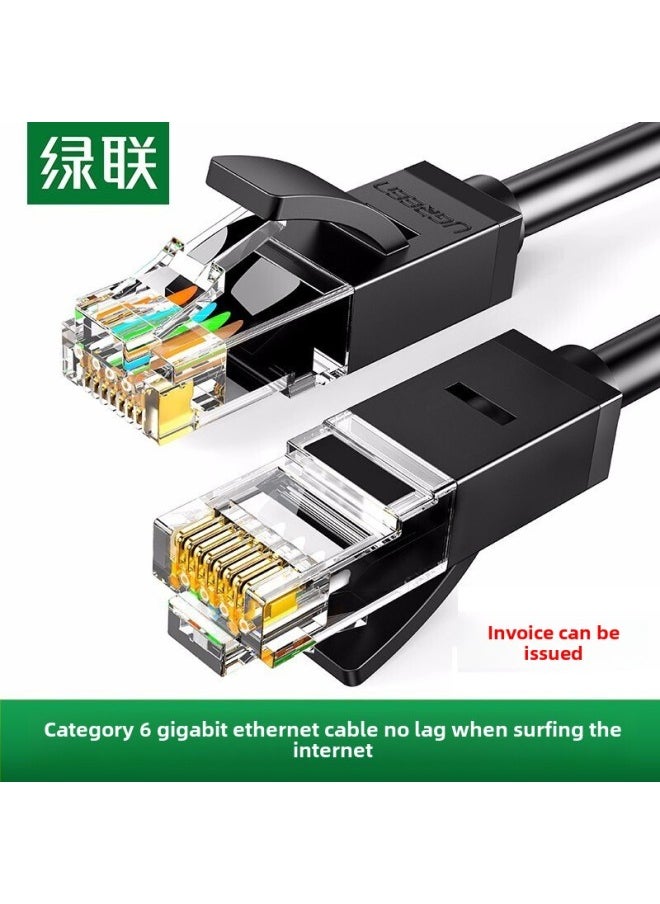 Generic Green Networking Cable Six Types Of Gigabit Eight-core Twisted Pair Network Cable High Quality Computer Cable Nw102 Jumper-Color:Black-Line Length:1.5 M  - Image 3
