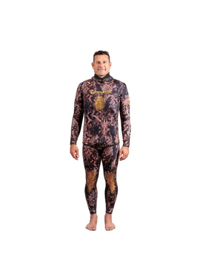 DYNAMICNORD Sfs-3 Free Dive Suit 3Mm Hooded Jacket + Pant Camo/Brown - S - Image 2