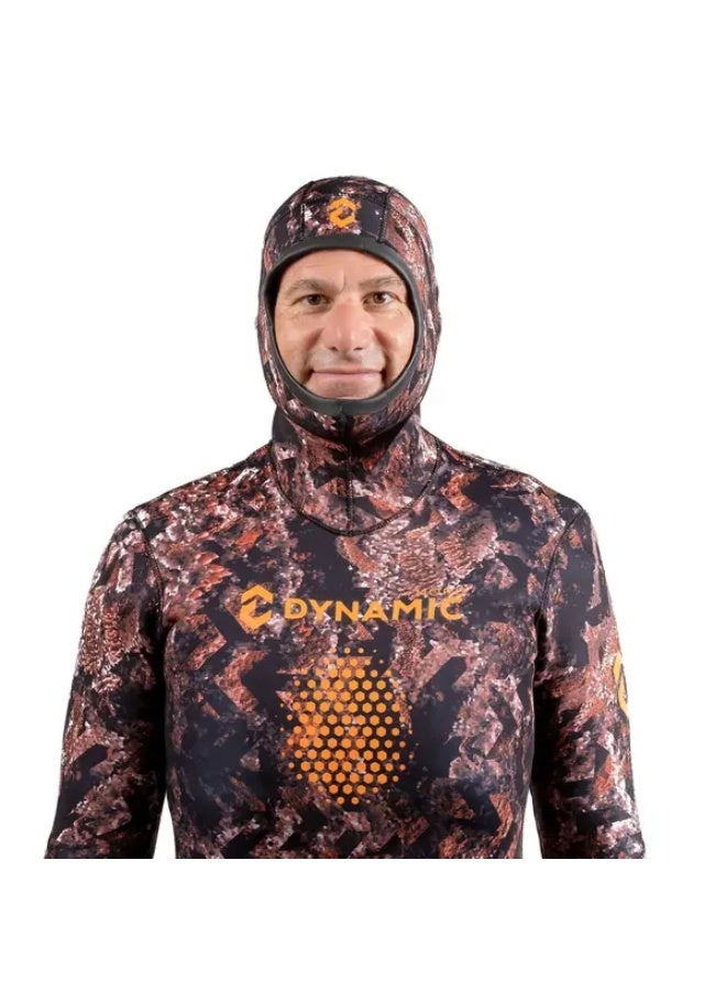 DYNAMICNORD Sfs-3 Free Dive Suit 3Mm Hooded Jacket + Pant Camo/Brown - S - Image 1