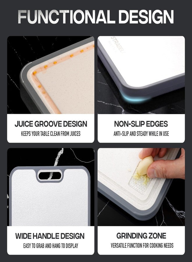 Strabella 100% Pure Titanium Cutting Board - Double Sided Titanium Cutting Boards For Kitchen - Dishwasher Safe Large Cutting Board for Cutting Meats, Fruits, Vegetables - Image 4