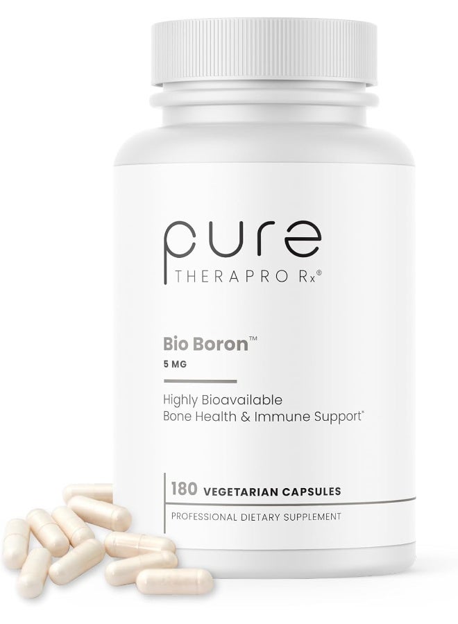 Pure Therapro Rx Bio Boron (Bororganic Glycine) 5mg Per Capsule / 180 Veg Caps - Image 1