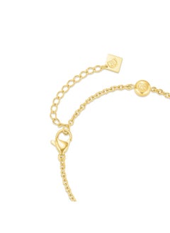CERRUTI 1881 Ottavia Gold Plated Floral Mother of Pearl, Malachite and Crystal Bracelet for Women  - Image 3