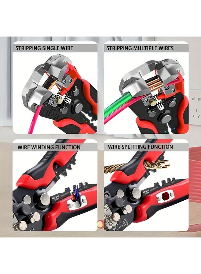 Professional Wire Strippers Multi Functional Crimper Fast Peeling Cutting Tool - Image 5