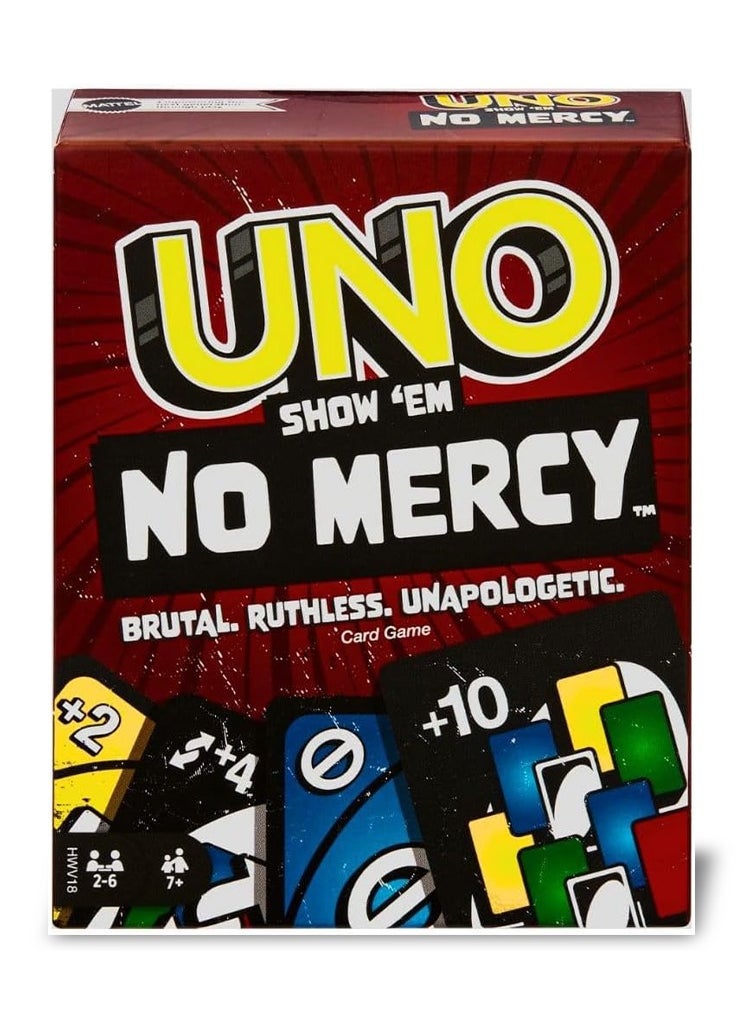 Generic - UNO Show ‘em No Mercy Card Game Adults & Family Night, Parties and Travel - Image 1