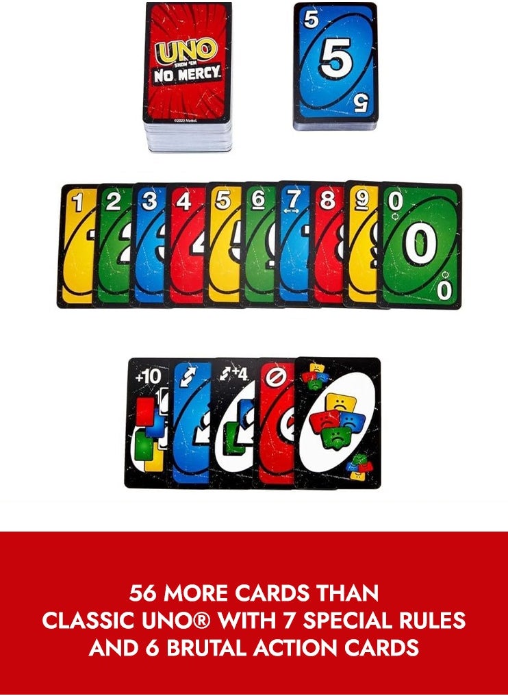 Generic - UNO Show ‘em No Mercy Card Game Adults & Family Night, Parties and Travel - Image 1