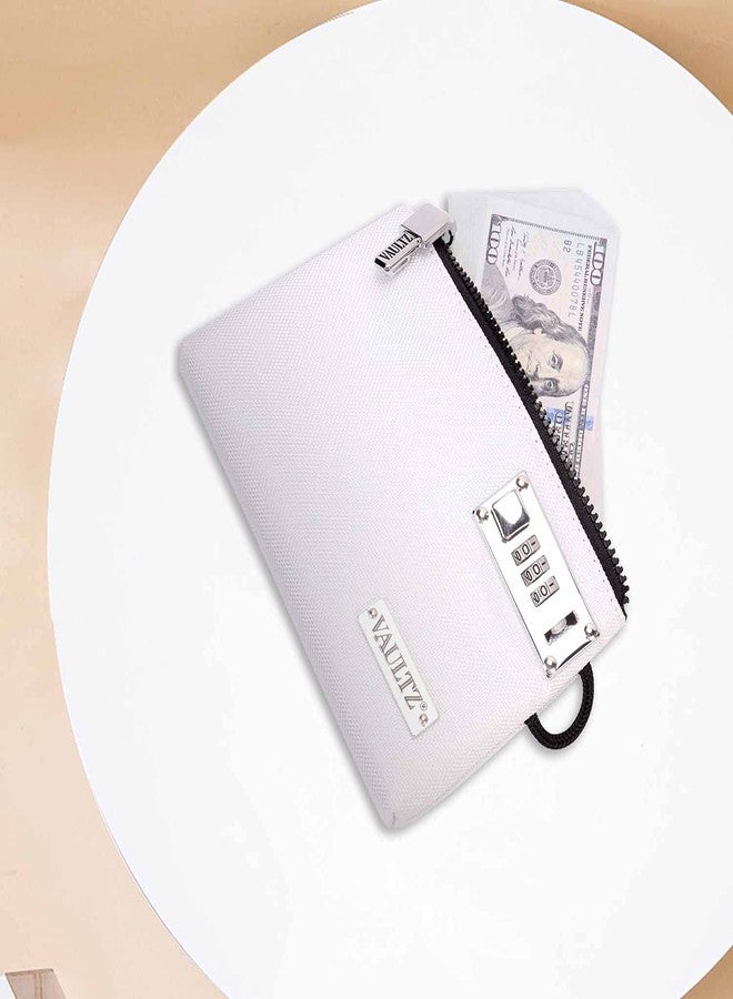 فولتز حقيبة ملحقات القفل من Vaultz، 5 × 8 بوصات، أبيض (VZ03988) - Image 4