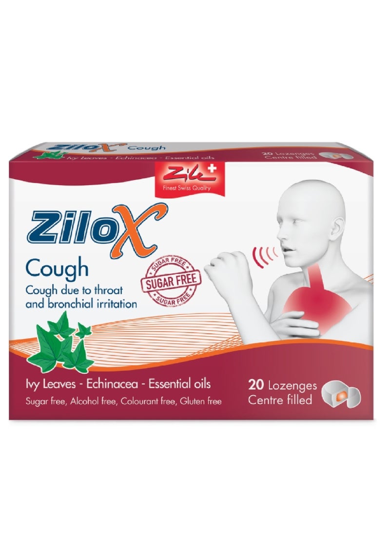 Zilox - ZILOX COUGH 20 LOZ - Image 1