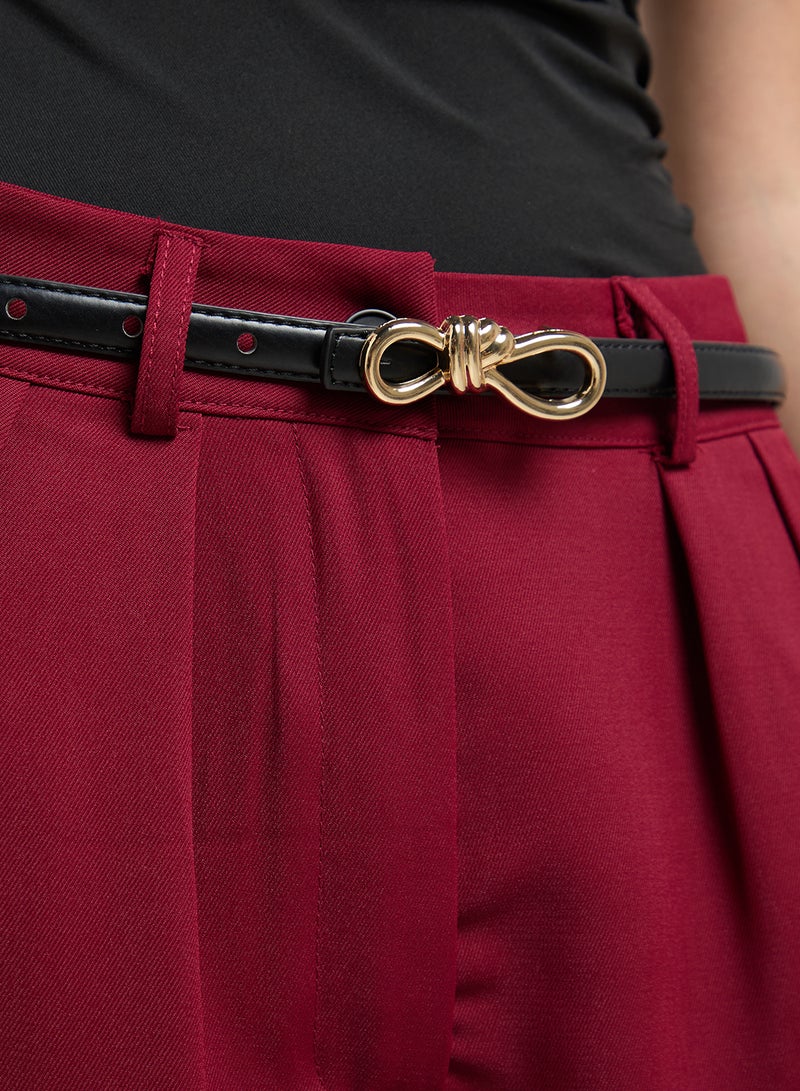 ELLA Bow Buckle Slim Belt  - Image 4
