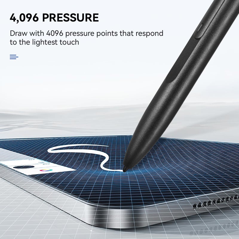 Fondpen EMR Stylus Compatible with Remarkable 2 Pen with Eraser, Replacement Pen for Remarkable 2 Tablet/Remarkable Device, 4096 Pressure Levels, Palm Rejection(Includes 2 Pen Tips) - Image 3