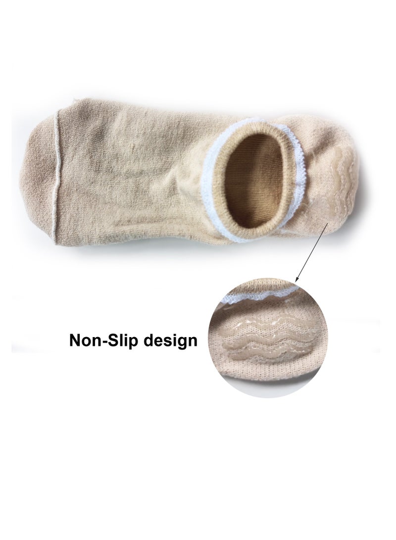 6Pairs Unisex No Show Socks Low Cut Invisible Summer Non-Slip Liner Socks  - Image 3