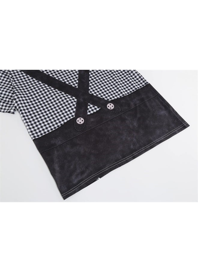 GRAJTCIN - Men's Bavarian Oktoberfest Costume Short Sleeve T-Shirt (Large,Black) - Image 1