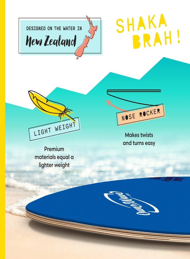 Own the Wave 'Hang Loose' Skimboard (35 Inch, Blue) - Image 5