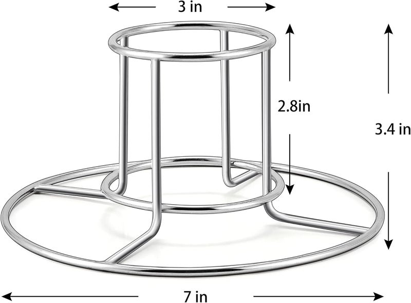 TeamFar Beer Can Chicken Holder - Stainless Steel Stand for Grill, Smoker, Oven - Healthy & Sturdy, Dishwasher Safe & Easy Clean - Image 2