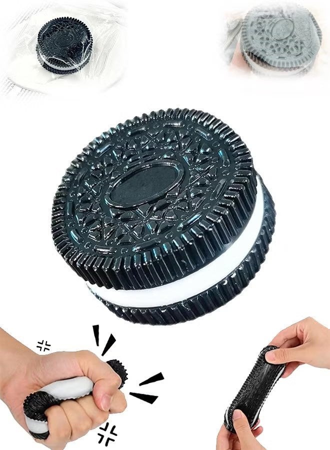 واي جيه لعبة مطاطية للأطفال لتخفيف التوتر الحسي، ألعاب ترفيهية ناعمة وآمنة للأولاد والبنات باللون الأسود - Image 1