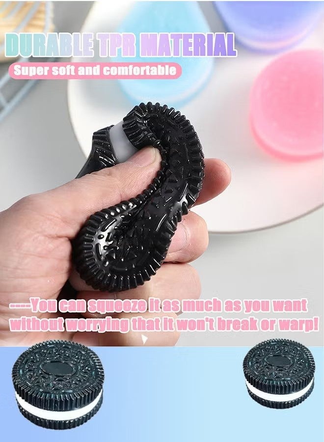 واي جيه لعبة مطاطية للأطفال لتخفيف التوتر الحسي، ألعاب ترفيهية ناعمة وآمنة للأولاد والبنات باللون الأسود - Image 2