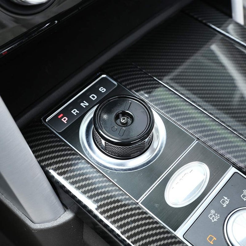 YUECHI Car Styling Interior Console Gear Shift Knob Cover Trim for Land Rover Discovery Sport Range Rover Vogue SE (2013-2016) - Black - Image 5