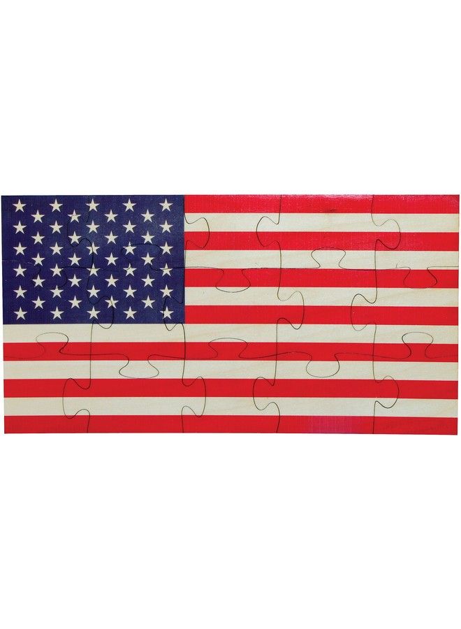 Flag Shaped Puzzle Made In Usa - Image 2