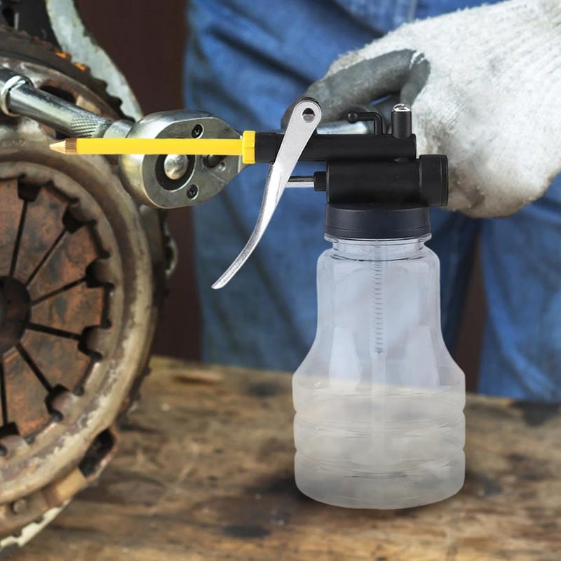 Oil Can with Spout | Handheld Engine Oil Dispenser Can Dispenser | Portable Oil-Feeding Cans High Pressure Oiler for Home Repair Shops - Image 3