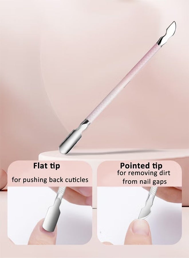 JS 4 Pcs Manicure & Pedicure Set - Stainless Steel Cuticle Nippers, Dead Skin Remover Pliers - Odorless Nail Care Tools - Image 5