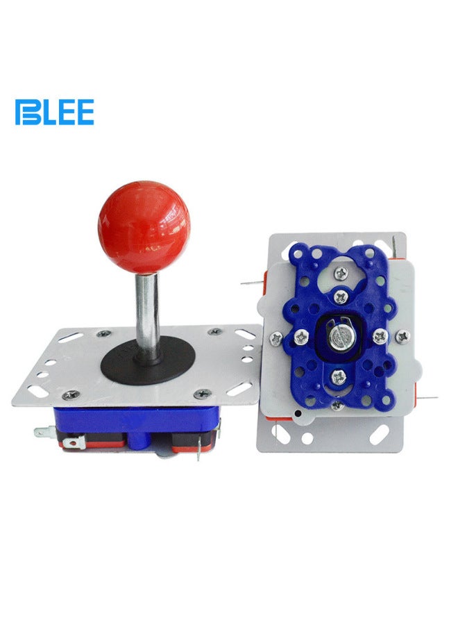 General Japanese Clear Water Rocker Doll Machine Short Rod Game Machine Arcade Fighting Boxing Moonlight Treasure Box Operation Handle Grip-Product Color:Japanese Clear Water Rocker (short Rod)-big Red Ball  - Image 2