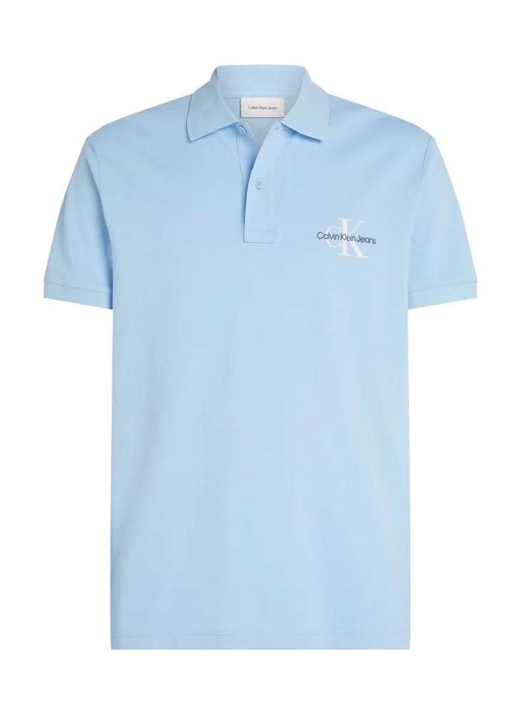 Calvin Klein Jeans Monologo Short Sleeve Polo