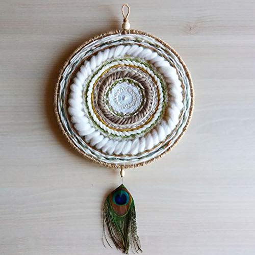 CfoPiryx Handmade Weaving Machine, Multifunctional Round Wooden Machine Tools Knitting Loom DIY Handmade Household Weaving Machine Great for Knitting Coaster and Vintage Style Network, etc.(as shown) - Image 3