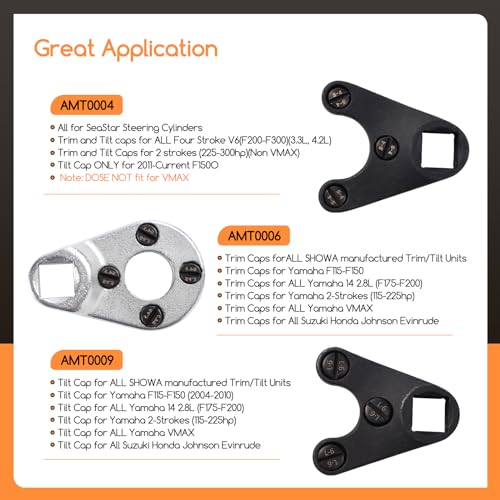 Creative.C Outboard Trim Tilt Pin Wrench Tools Set MT0004 & MT0006 & MT0009 Spanner Wrench - Compatible with Yamaha, Suzuki, Johnson, Evinrude - Image 5